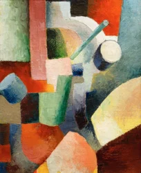 Colored Form Composition